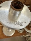 Pair of 1940s Soundrite Spun Aluminum Streamline Machine Age Deco Lamp - WORKING — photo 2