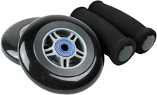 TGM Skateboards Replacement Razor Scooter Wheels, ABEC 7 Black/Black 
