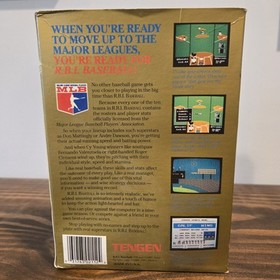 Original Nintendo NES 1987 RBI Baseball Box. No Game - Box Only.