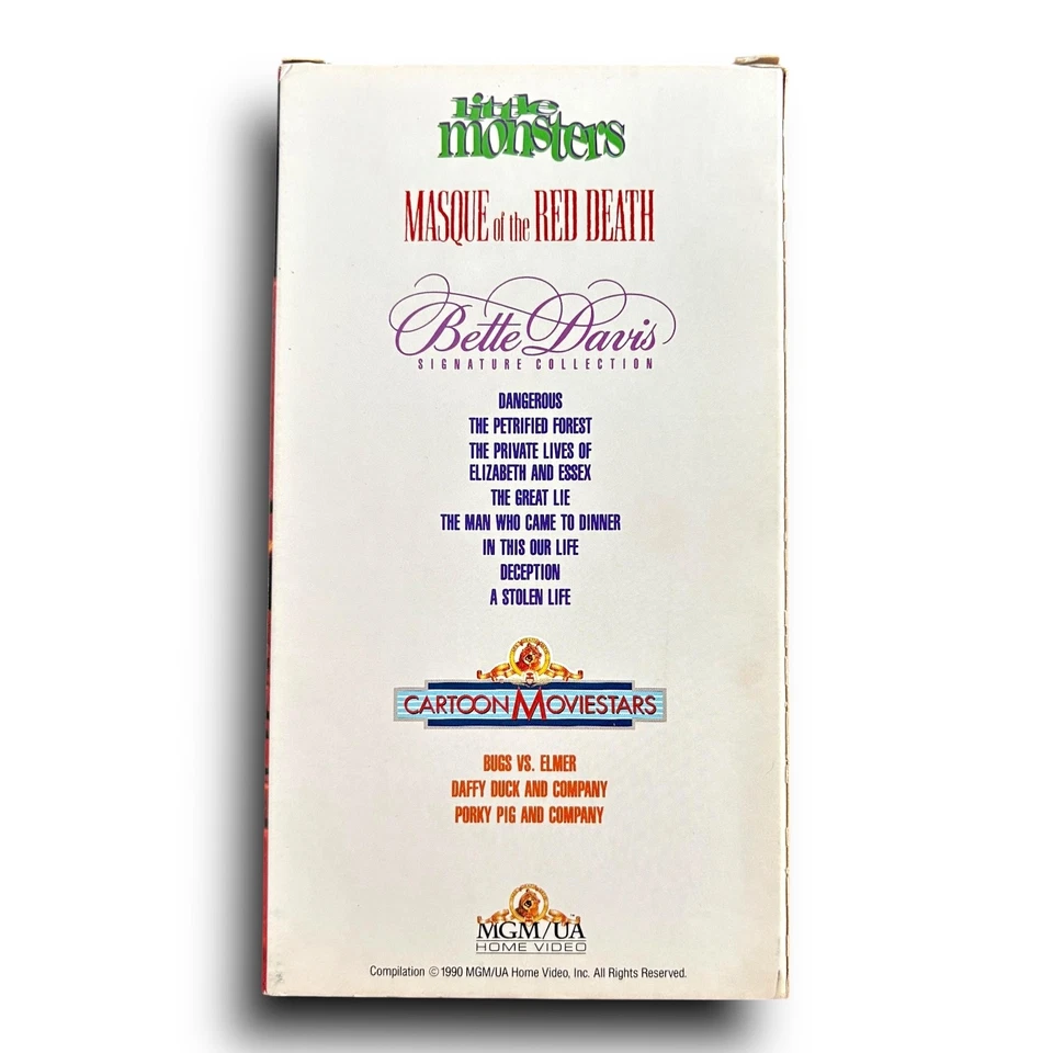 Little Monsters VHS - Rare March 1990 Screening Cassette MGM/UA *Screener! - Image 2 of 3