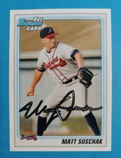 Matt Suschak RC 2010 Bowman Draft Prospects 1st #BDPP49 Braves