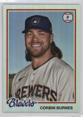 2022 Archives 1978 Topps Design Rainbow Foil 84/199 Corbin Burnes #152 16it