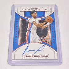 2024-25 Panini National Treasures Penmanship Auto AUSAR THOMPSON /24!!