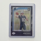2024 Panini Donruss Optic - Rated Rookie Drake Maye #229 Purple Shock Prizm (RC)