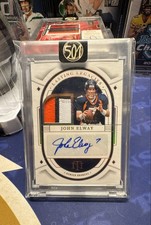 2023 Panini National Treasures - Lasting Legacies John Elway Auto Gold /10