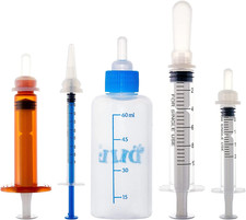 Pet Nursing Bottle Kit for Puppies, Kittens, and Small Animals with Nipples