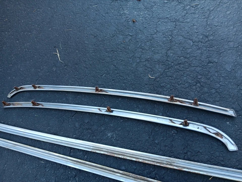 1969 Buick Skylark Vinyl Top Trim Chrome.  OEM  - Image 3 of 4