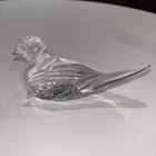 Vintage Waterford Crystal Dove  Paperweight Figurine 5.25" Perfect 80’s Ireland