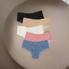 VICTORIA'S SECRET 5-Pack Cheeky Panties Cotton - NEW IN PACKAGING - XL