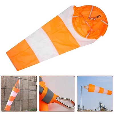Erkennen Sie Ihre Windrichtung leicht mit 1m orange Windsack reflektierenden Gürteln