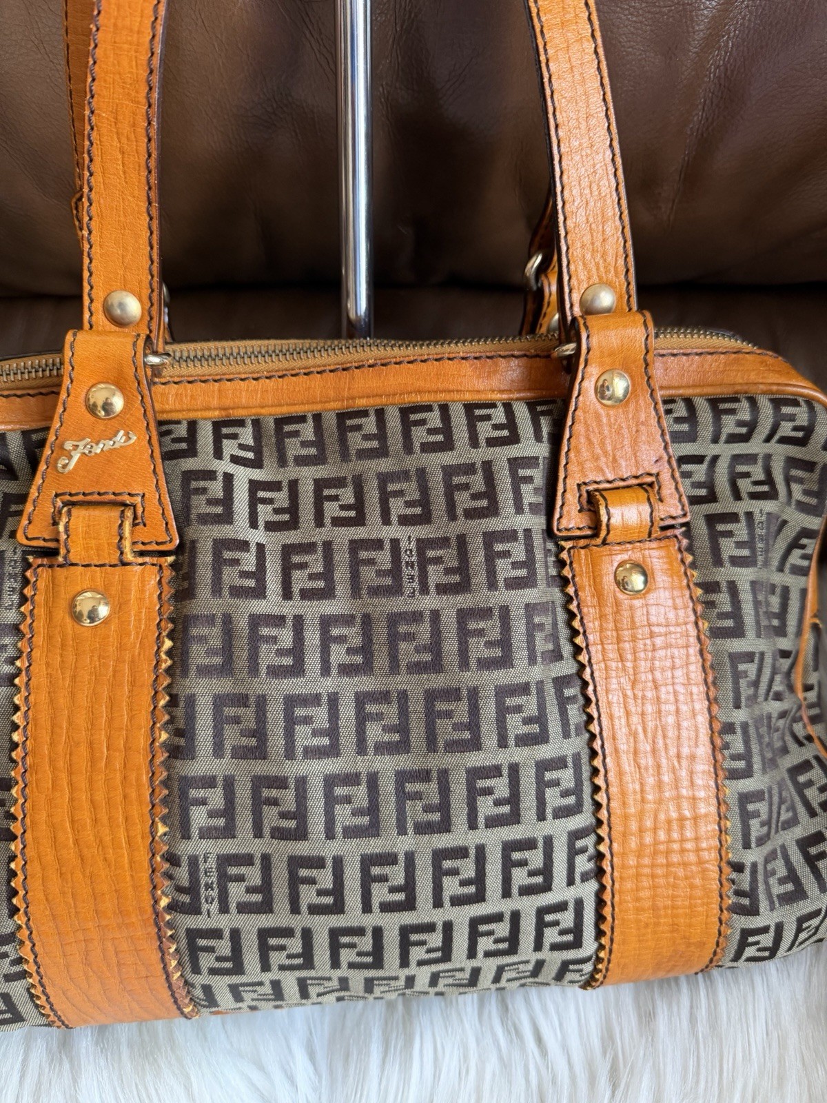 Fendi Brown Authentic - image 10