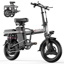 ASKGO Lightweight Folding Ebike 1500W 48V 25MPH 14" Electric bike for Adults