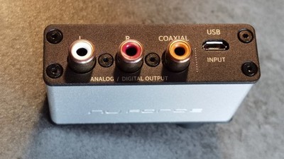 NuForce uDAC3 USB DAC 24bit/96kHz, Kopfhörerverstärker, PC/Mac, Koaxial