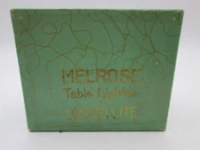 Melrose Omsco lite table lighter vintage working with original green box Japan