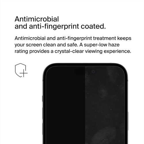 Belkin iPhone 15 Pro ScreenForce UltraGlass 2 Treated Screen Protector - New - Picture 2 of 9