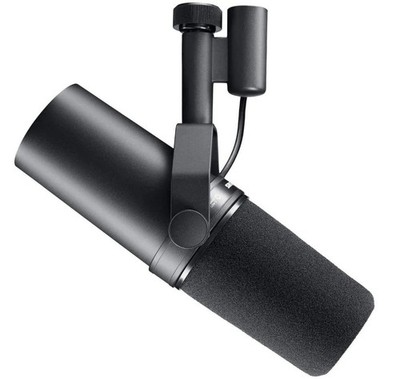 Shure SM7B Dynamisches Gesangsmikrofon für Rundfunk, Podcast und Aufnahmen, XLR-