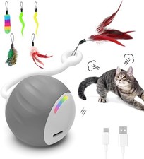 Interactive Cat Toy for Indoor Sounds Touch Control Smart Cat Toys-Automatic M