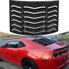 Rear Window Louvers for Chevrolet Chevy Camaro 2010 2011 2012 2013 2014 2015 ...