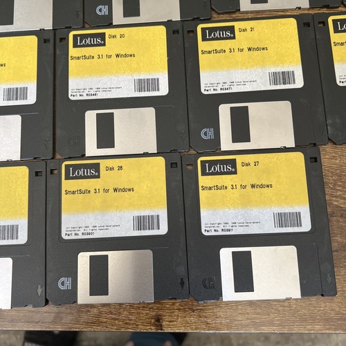 Lotus SmartSuite Smart Suite 3.0 for Windows 1994 Vtg 24 Disks Set Untested - Picture 9 of 13