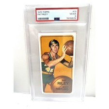 1970-71 Topps #13 Pat Riley ROOKIE RC PSA 4 Graded Basketball Card Lakers. rookie card picture