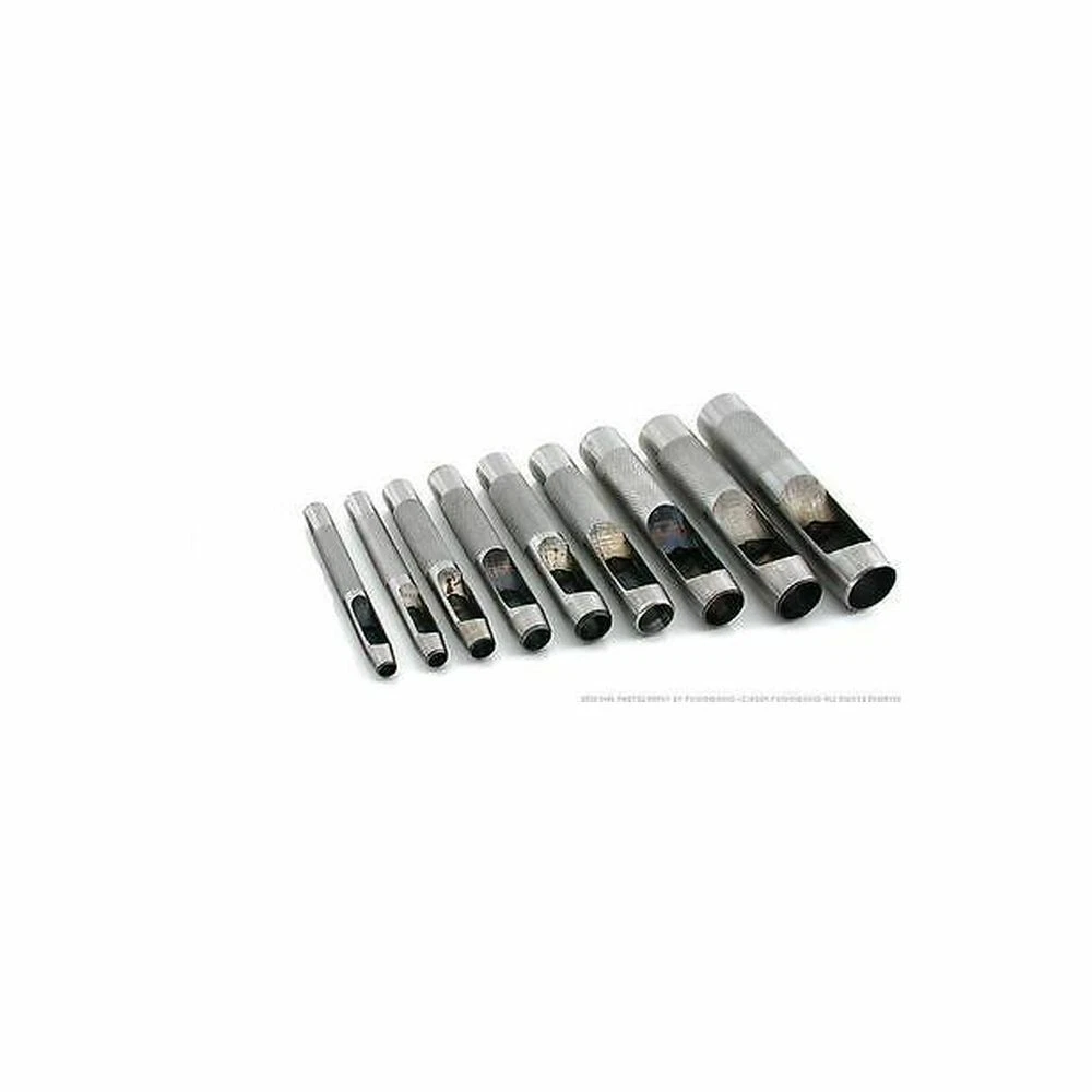 10 Utensili Per Punzonatura/utensile Per Foratura/perforatore - Punzone Cavo Per Realizzare Fori Cinturapellesugherotessutocinturino Per Orologio Martello Acciaio 87209118