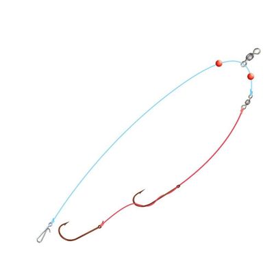 Pulley Pennel Rigs Größe 2/0 + 4/0 x 3 Packungen gut für Dorsch und Barsch