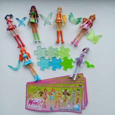 WinX Club 2006, Kinder Surprise Fairies dolls Full set S- 551-S-556