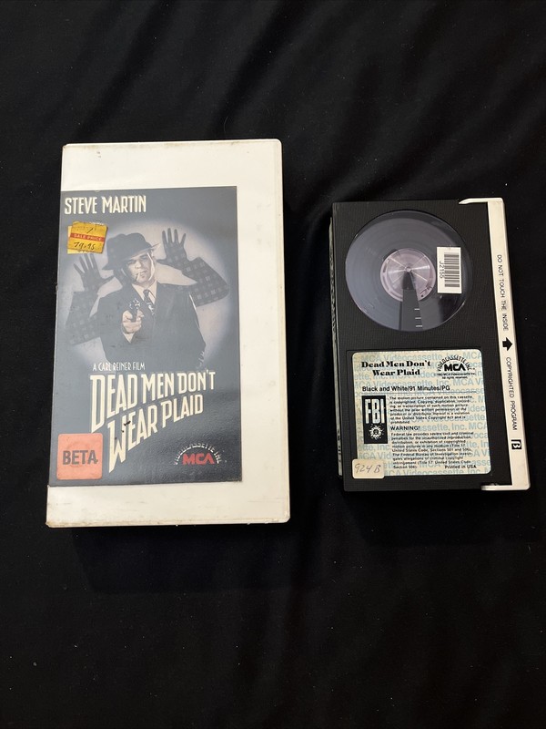 Dead Men Don't Wear Plaid (BETA, 1982) Steve Martin, Rachel Ward