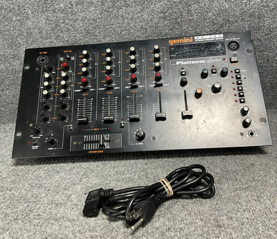 Gemini Stereo Preamp Mixer PS-727, Platinum Series, 4 Channel With Power Cable