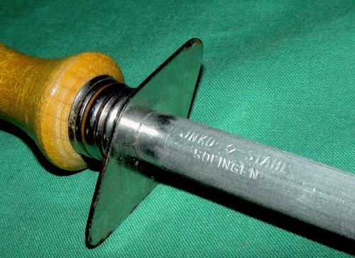 WETZSTAHL BUND Janko struttura in acciaio estrattore affilacoltelli asta abrasiva SHARPENING ROD - Foto 6 di 9