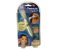 Vintage NEW Unopened LUMA TWEEZE Lighted Tweezers no slip tip As Seen On TV