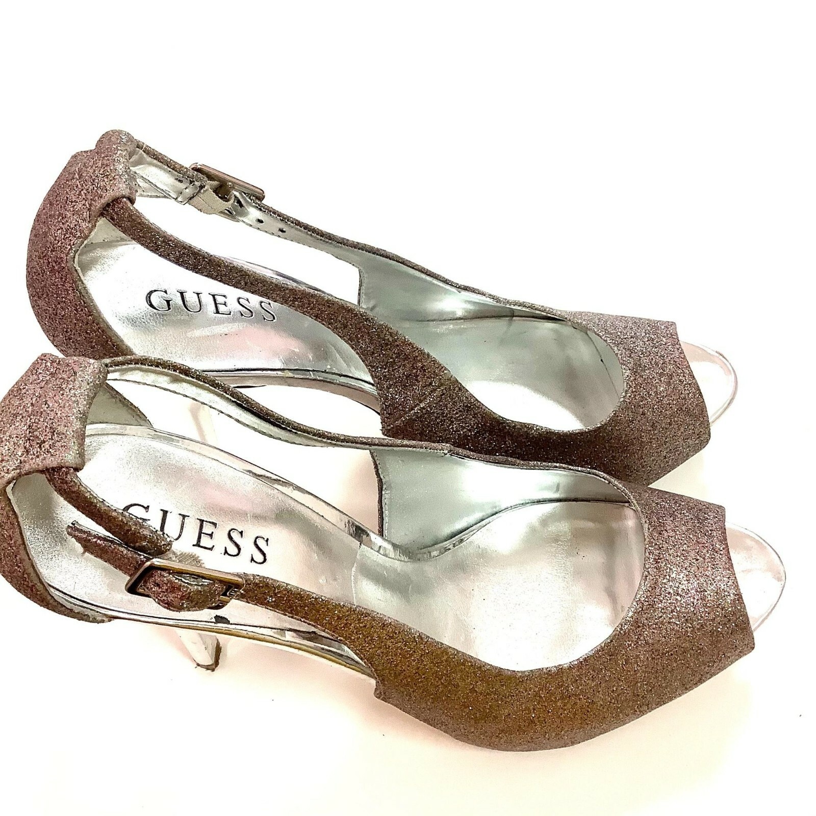 Guess Multicolored Glitter Heels Gem