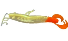 Big Bite Baits 4" Shrimp Lure Pack of 6 "Hot Wing"