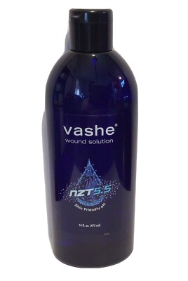 VASHE Wound Solution Cleanser, 16oz Bottle, Skin Friendly PH