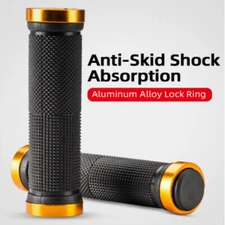 ROCKBROS Bike Grips Shock Absorption Comfortable Cycling Unilateral Lock Grips