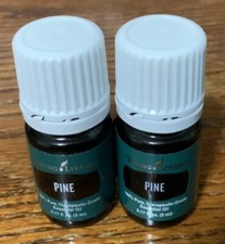 NEW SEALED  Young Living PINE Essential Oils 2 .17oz 5ml Bottles