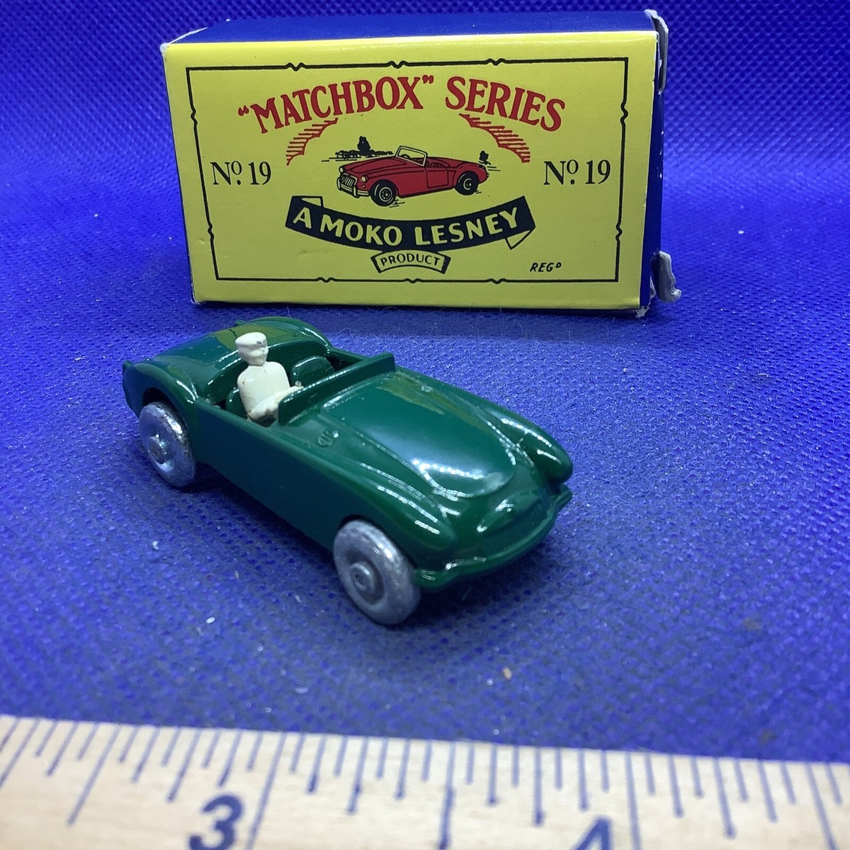 1992 Matchbox Moko Lesney No. 19 Green MG - NOS | eBay