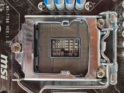 MSI H61M-P31&frasl;W8 Motherboard (Bent Pin, Still Working And Tested