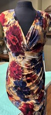 Womens Lauren Ralph Lauren Form Fitting Sleeveless Rouched Dress Size 12