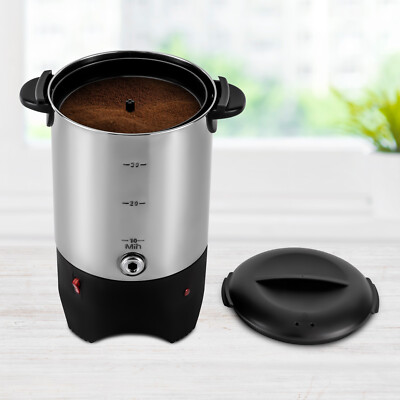 Modern Coffee Percolator 30 Cup Commercial Large Capacity Urn 5.2L/175Oz 1000w