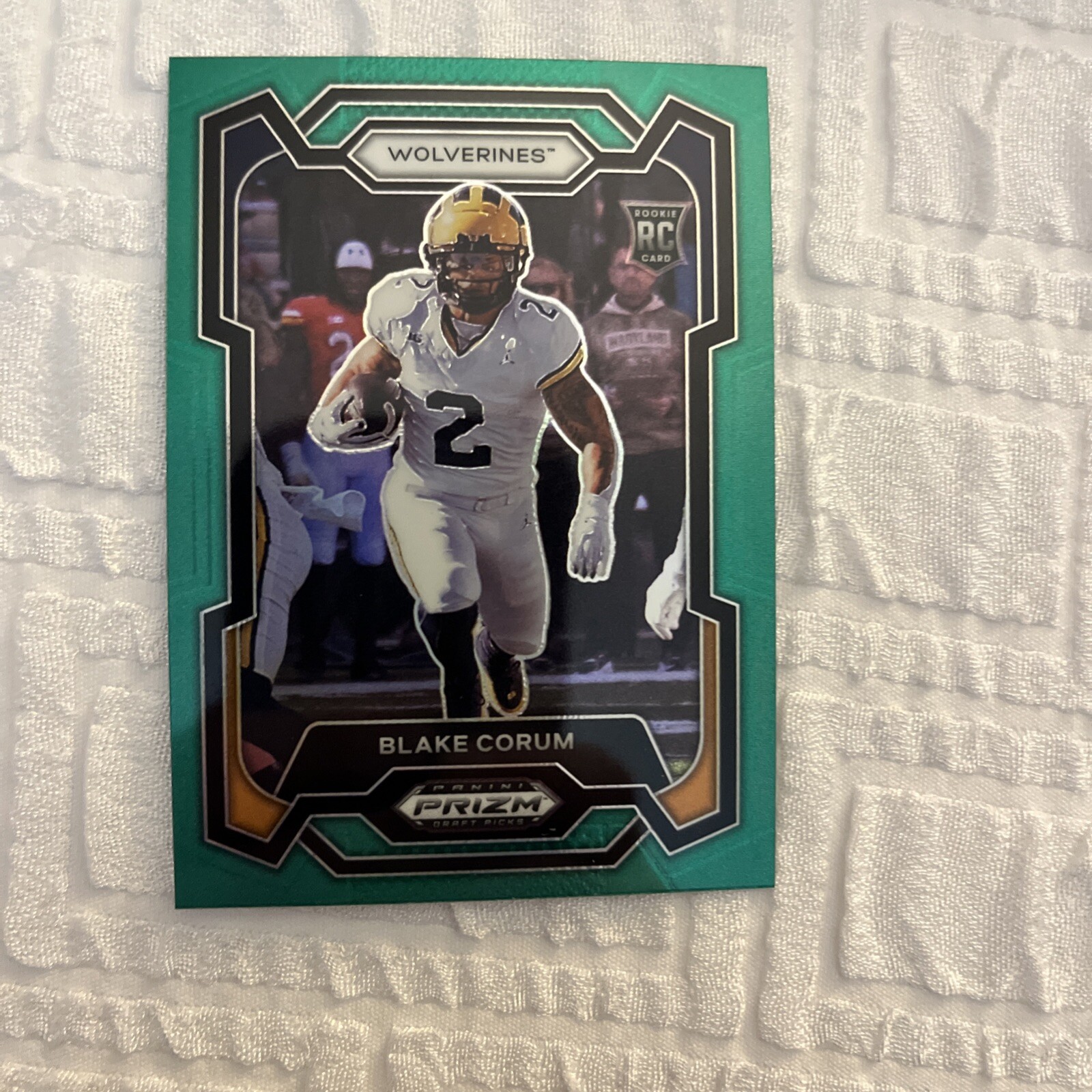 2024 Prizm Draft Picks Blake Corum Green Parallel