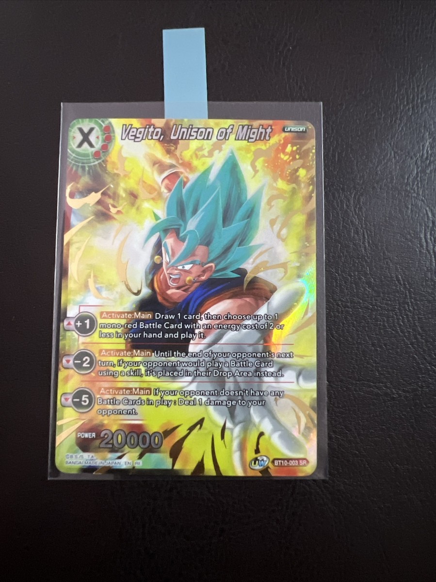 Dragon Ball Super Card Game Vegito, Unison of Might BT10-003
