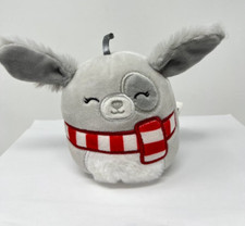 Squishmallows Ivy Dog Christmas Ornament Plush 5"