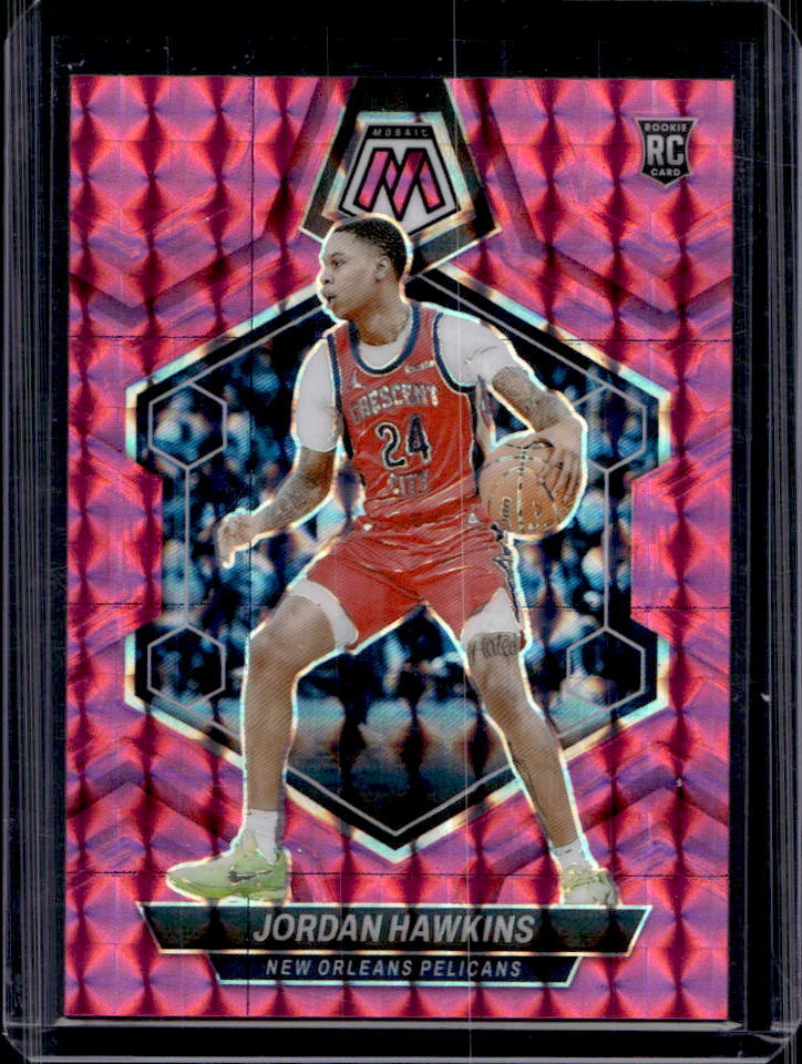 2023-24 Panini Mosaic Jordan Hawkins Pink Mosaic RC #142/149 #243