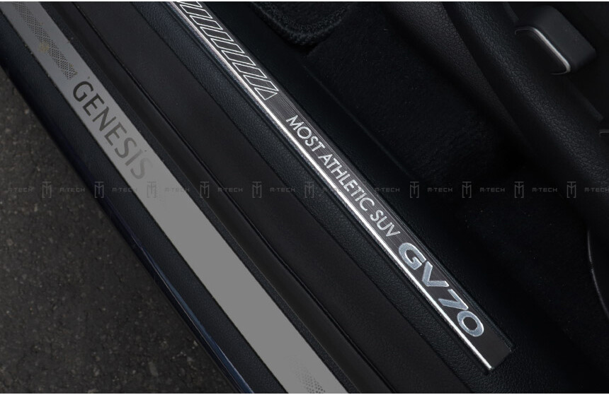 Aluminum Carbon Door Sill Plate Step Scuff Garnish for 202120224