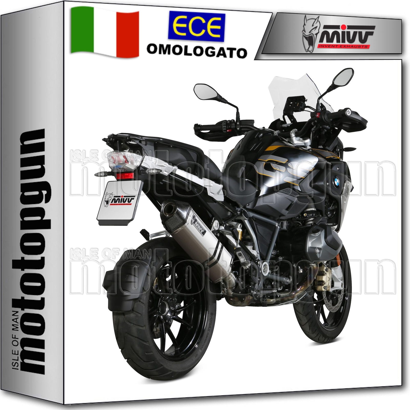 MIVV SCARICO OMOLOGATO CAT-OEM SPEED EDGE INOX C BMW R 1250 GS ADVENTURE 2019 19