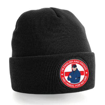 I'm English and Proud and I Kneel for No One Bronx HUT Printed Logo ENGLAND