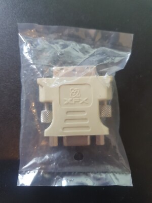 XFX Adapter VGA Buchse auf DVI-I Stecker Dual Link MA-AP01-DV1K