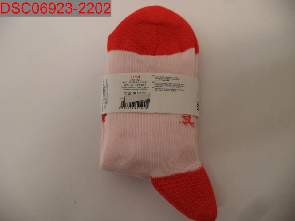 Paquete de 2 calcetines Jacadi Paris rosa rosa para niñas, se adapta a la talla de zapato 13,5-3 3603652657829 Foto 2 de 4