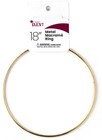 Metal Macrame Ring 18"-Gold (Pack of 3)
